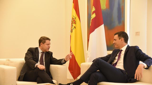 Page solo ha sido recibido por Sánchez en la Moncloa en una ocasión, allá por octubre de 2018.