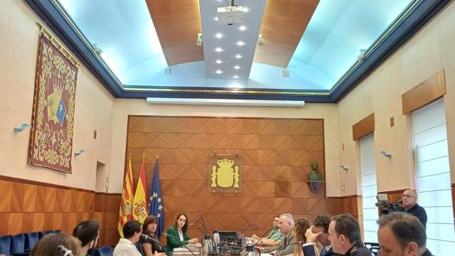 Reunión sobre salud mental en la Delegación del Gobierno de Aragón