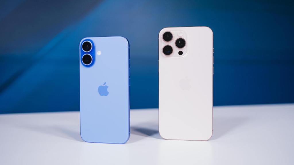 El iPhone 16 y iPhone 16 Pro Max.