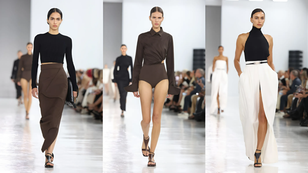 Siluetas del desfile de Max Mara.