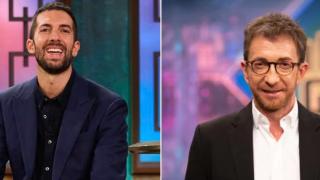 David Broncano junto a Pablo Motos.