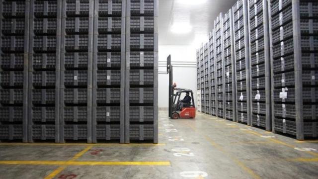 Exportaciones. Imagen de archivo.