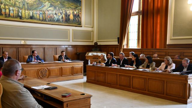 Pleno ordinario de la Diputación de Toledo celebrado este viernes.
