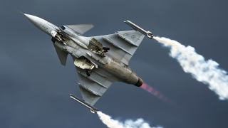 Parte inferior del Saab Gripen