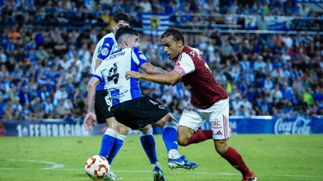 El Hércules en el partido contra el Murcia.