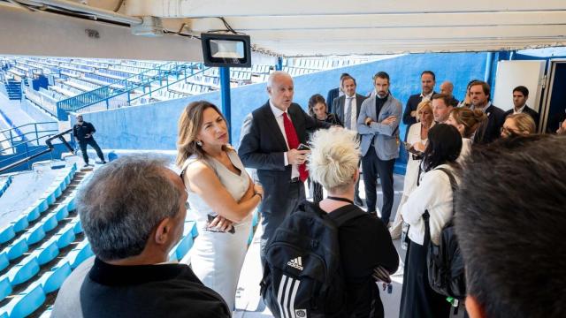 Visita de la FIFA a Zaragoza en septiembre de 2024.