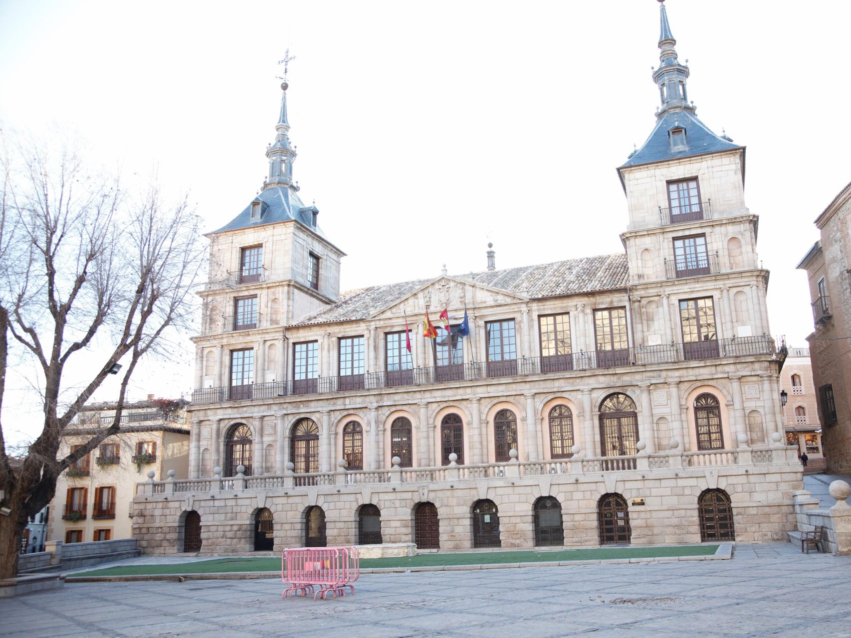 Fachada del Ayuntamiento de Toledo.