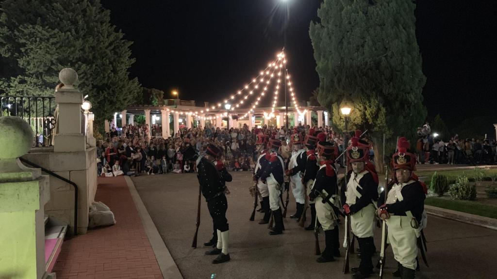 Imagen de archivo de una recreación histórica de la visita de Wellington a Boecillo