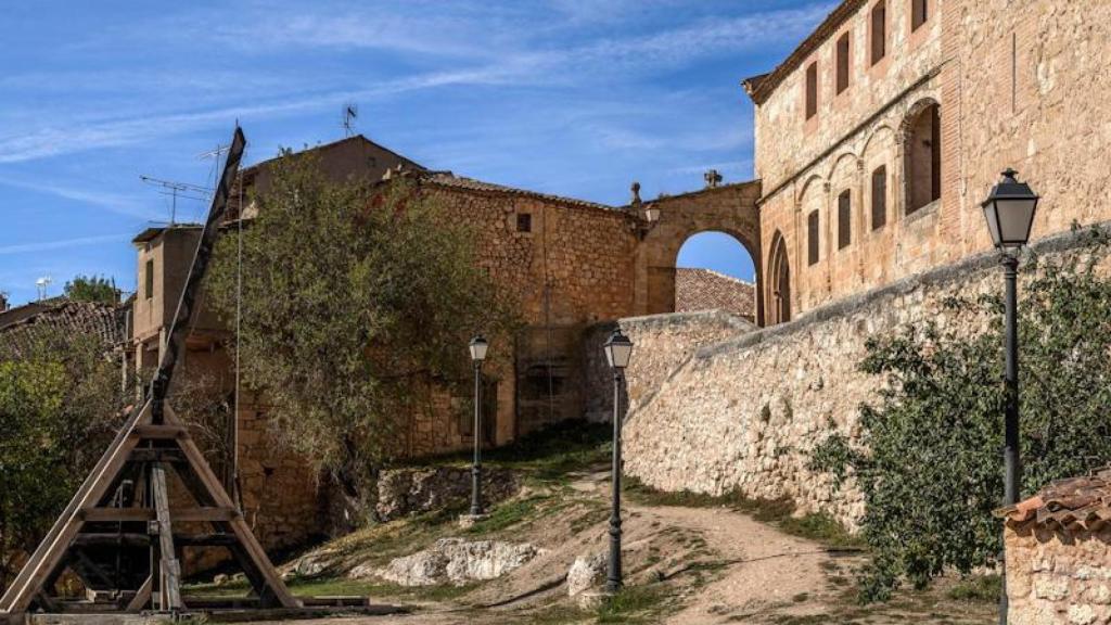 El mirador de Alcacer y Barbacana, en Maderuelo.
