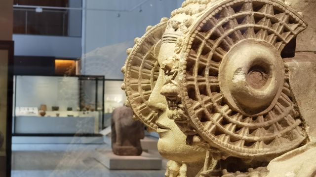 La Dama de Elche en el Museo Arqueológico Nacional de Madrid.