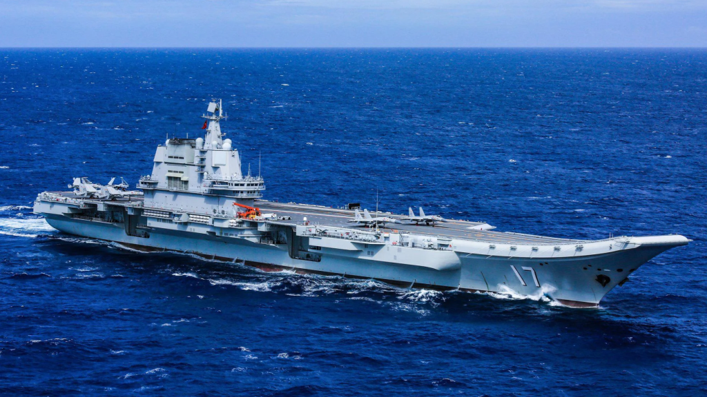 Portaviones Shandong de China.