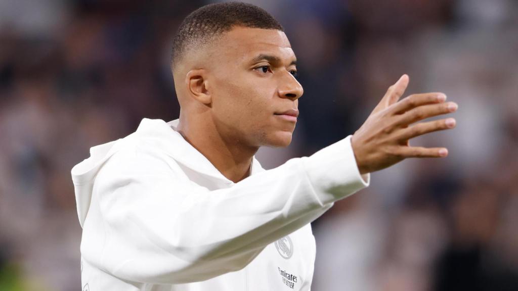Kylian Mbappé, con el Real Madrid.