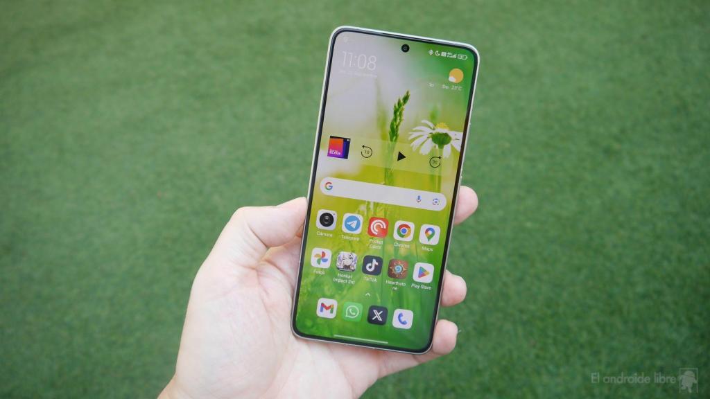 Aplicaciones de Google en un móvil