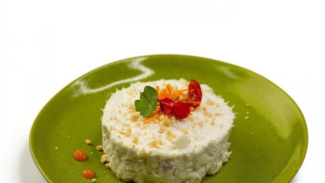 La famosa ensaladilla de merluza de La Sirena de Petrer.