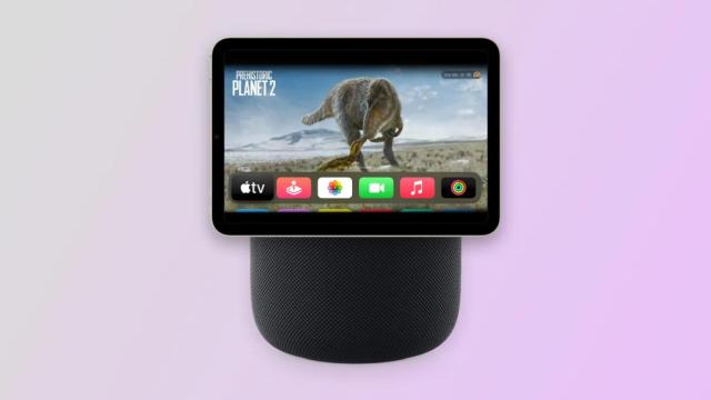 Otro concepto de HomePod con una pantalla.