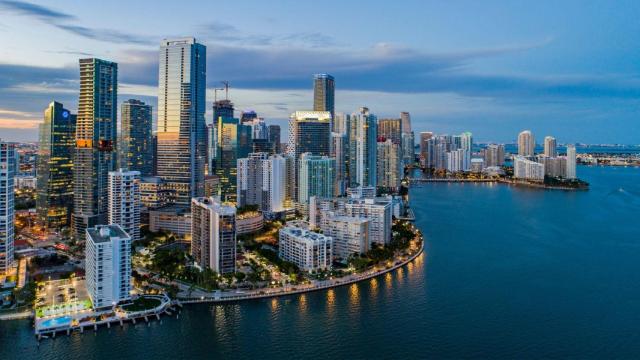 Vista genera de la ciudad de Miami.