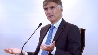 Francisco García Paramés, durante el coloquio realizado en Sevilla.