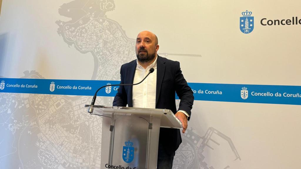 José Manuel Lage Tuñas durante una rueda de prensa.