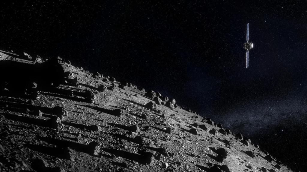 HERA aproximándose al meteorito Dimorphos