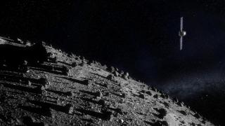 HERA aproximándose al meteorito Dimorphos