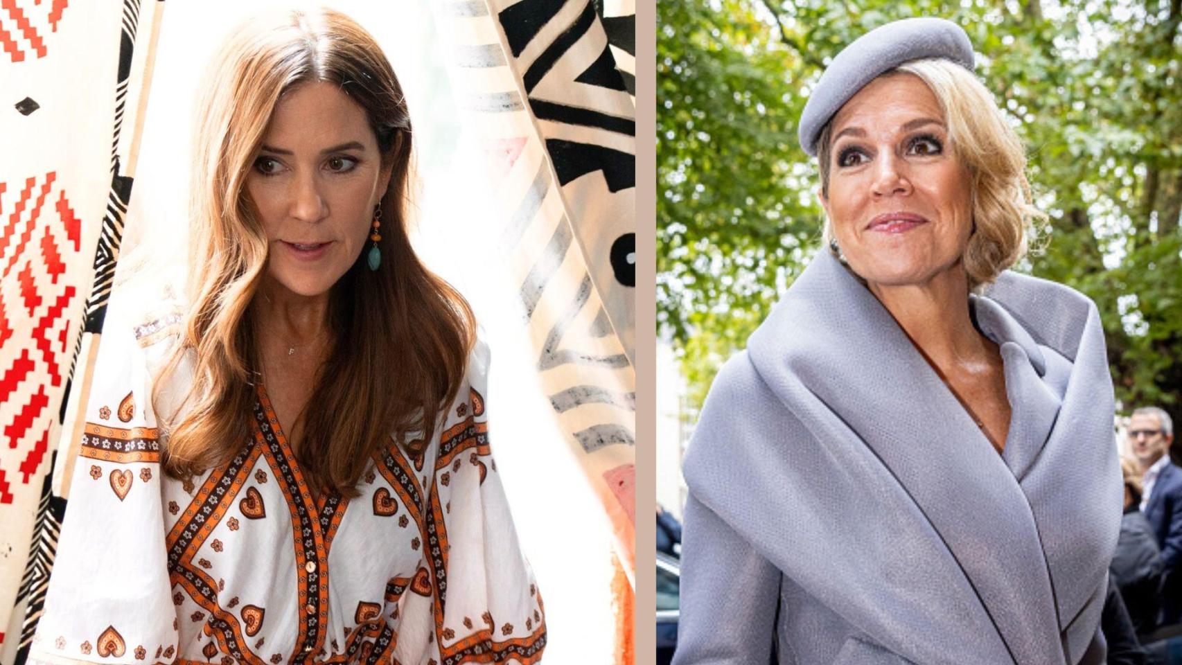 Las reinas de Dinamarca y Holanda, en un montaje de Magas.