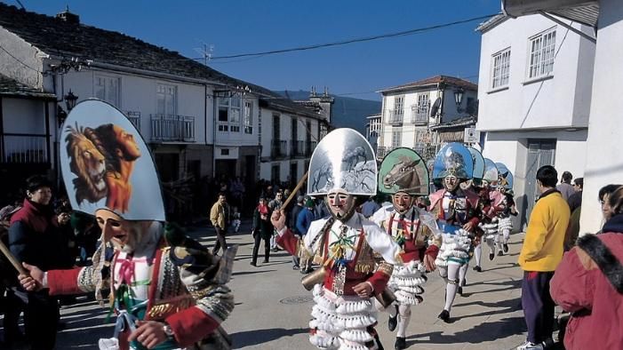 Imagen de archivo del carnaval de Laza (Ourense)