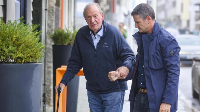 Juan Carlos sale a comer con la infanta Elena.