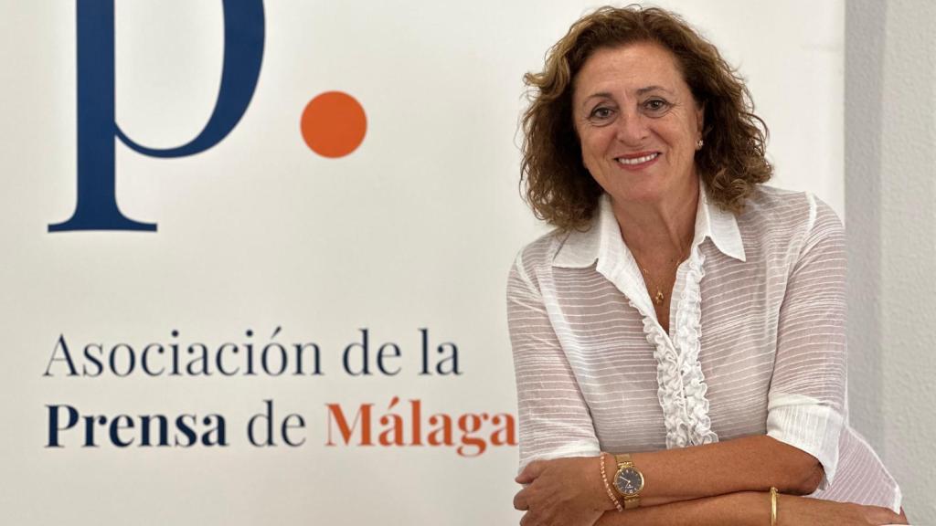 Elena Blanco, presidenta de la Asociación de la Prensa de Málaga.