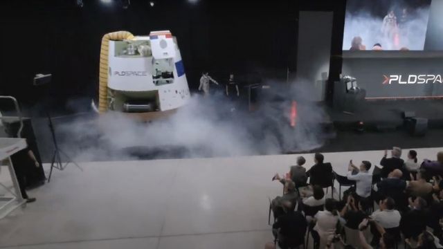 PLD Space presenta el prototipo de la primera cápsula espacial de Europa.