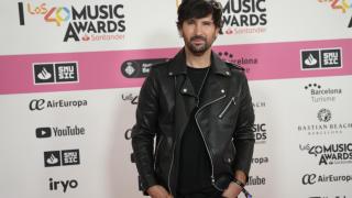 David Otero, en la cena de nominados de LOS40 en 2024.