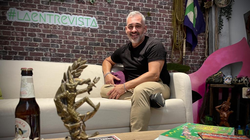 Luis Bermúdez, en la Casa del Carnaval.