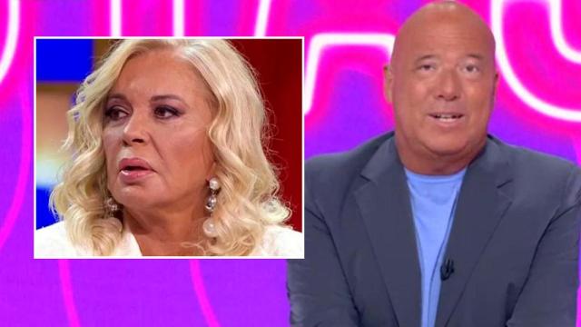 Bárbara Rey y Alfonso Arús, en un fotomontaje de BLUPER