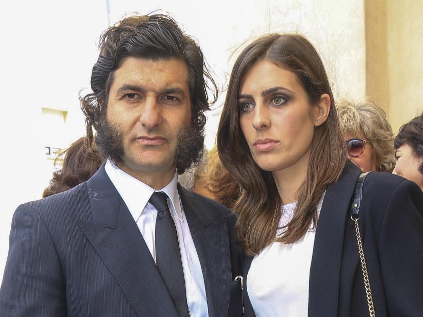 Morante de la Puebla y su mujer, Elisabeth, en una imagen tomada en abril de 2018.