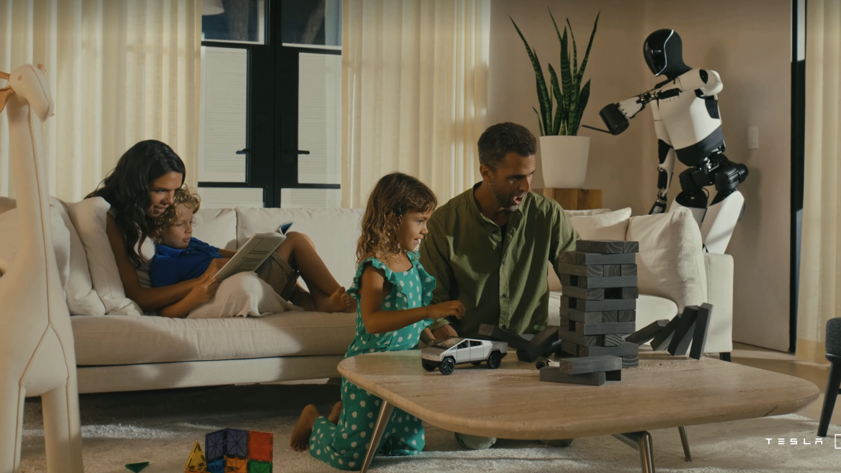 Optimus, el robot humanoide de Tesla.