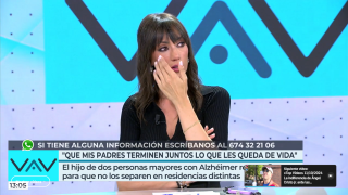 Patricia Pardo rompe a llorar en 'Vamos a ver' con la emotiva historia de unos abuelos: A mí no me mires. No puedo