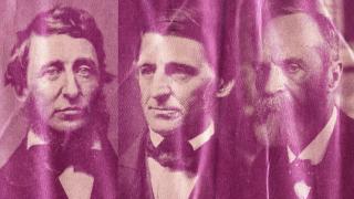 De izquierda a derecha: Thoreau, Emerson y William James