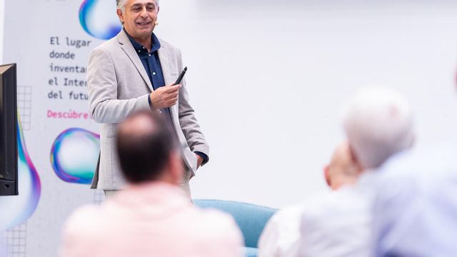 Jacinto Jorge, Local Head de Sogeti en Málaga, en un momento de su intervención.