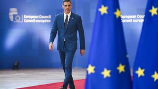 El presidente del Gobierno, Pedro Sánchez, durante una reunión del Consejo Europeo en Bruselas
