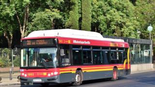 Línea 32 de Tussam en una imagen de archivo