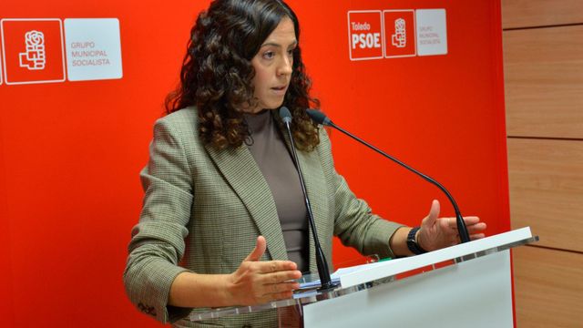 Noelia de la Cruz, portavoz socialista en el Ayuntamiento de Toledo.