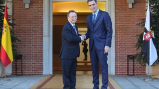 Juan Jesús Vivas, recibido por Pedro Sánchez en Moncloa, en agosto de 2021.
