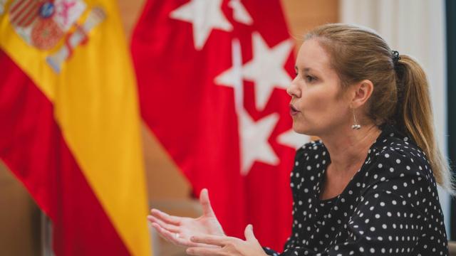 La consejera Ana Dávila durante una entrevista con El Español.