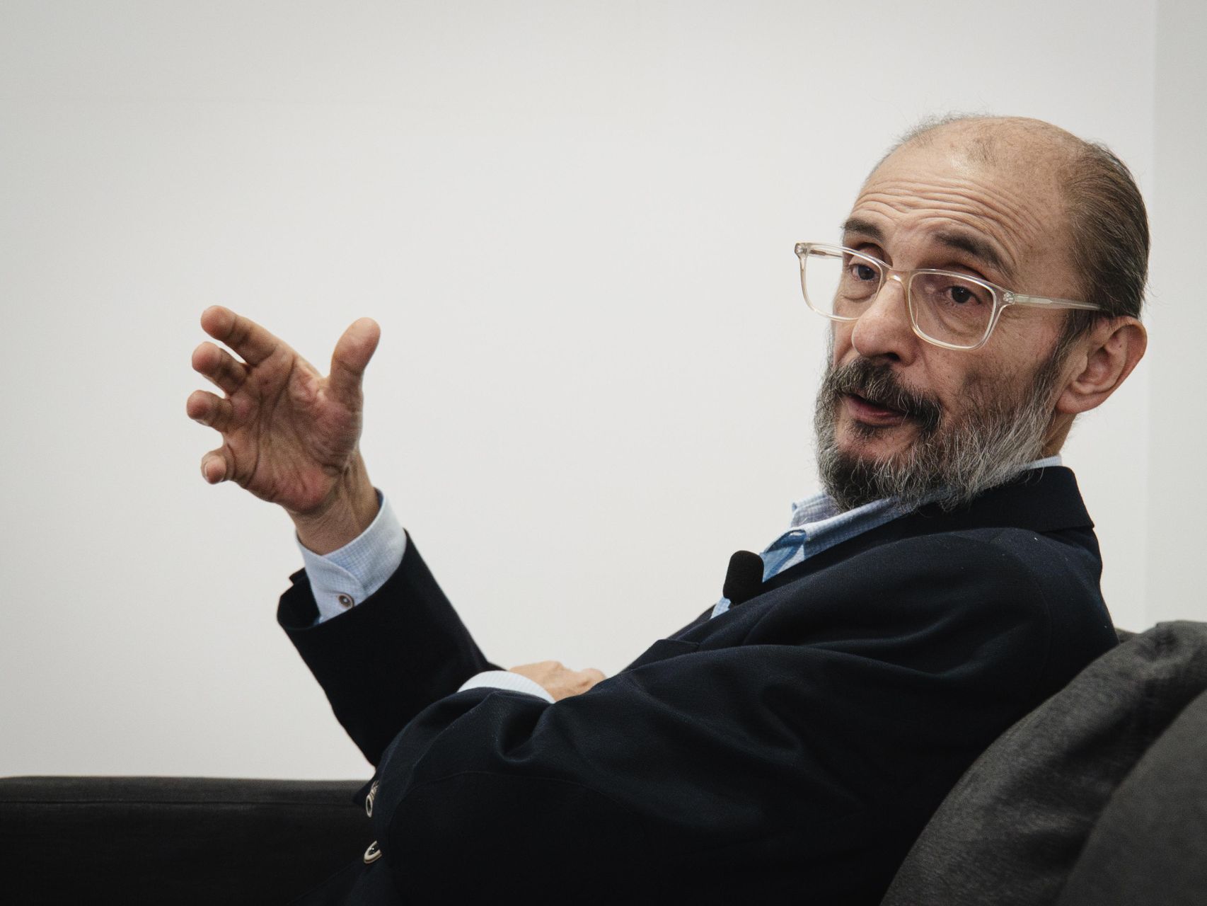 El secretario general del PSOE de Aragón y expresidente del gobierno regional, Javier Lambán.