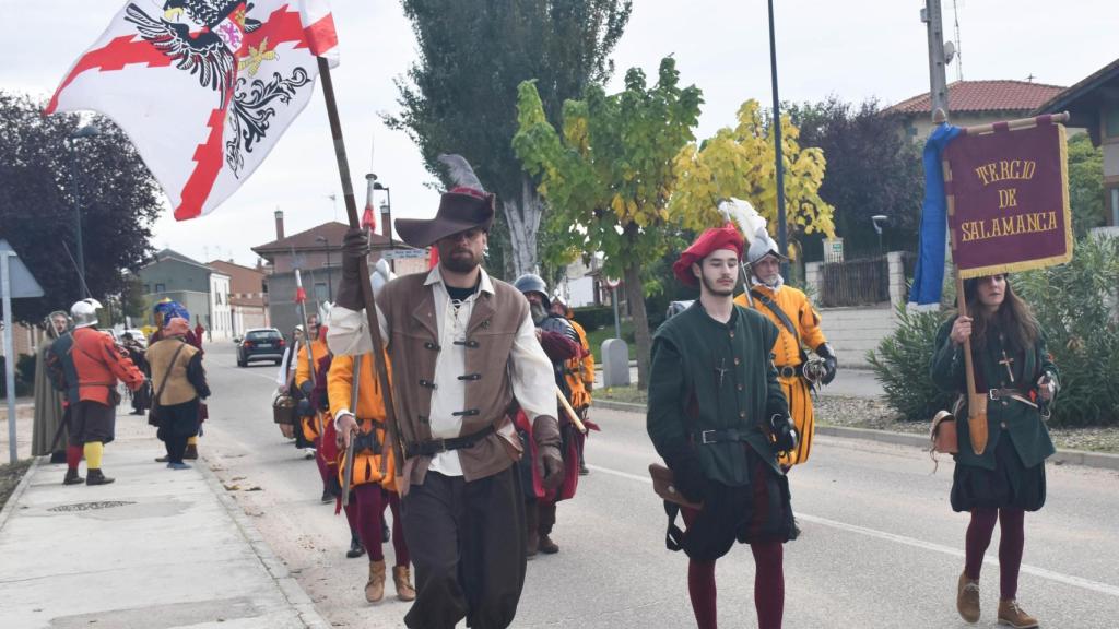 Recreación del viaje de Carlos V en Valdestillas