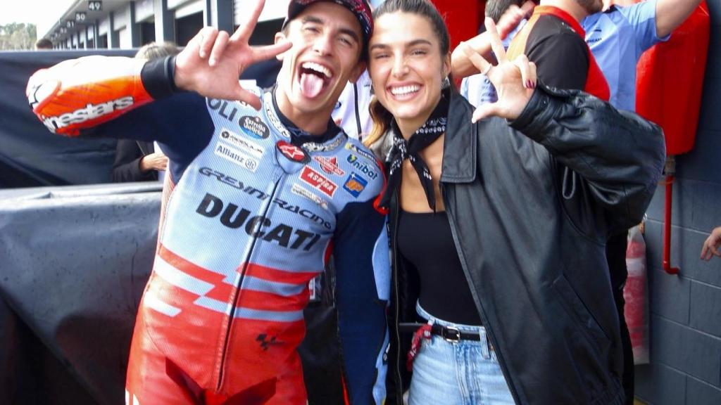 Marc Márquez y su pareja