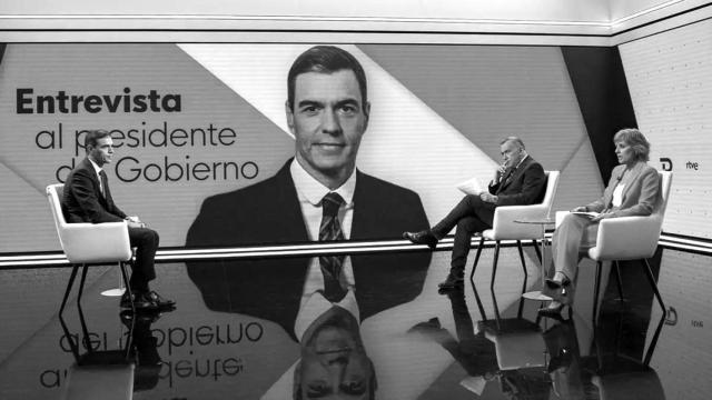 Pedro Sánchez, entrevistado en La 1.