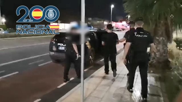 Momento de la detención de los responsables.