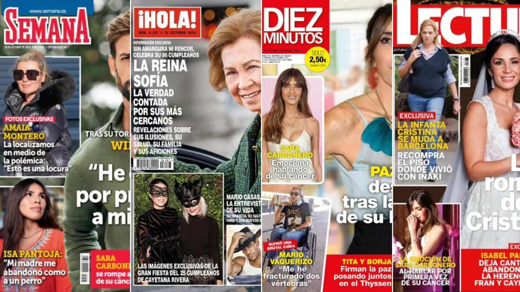 Portadas de revistas.