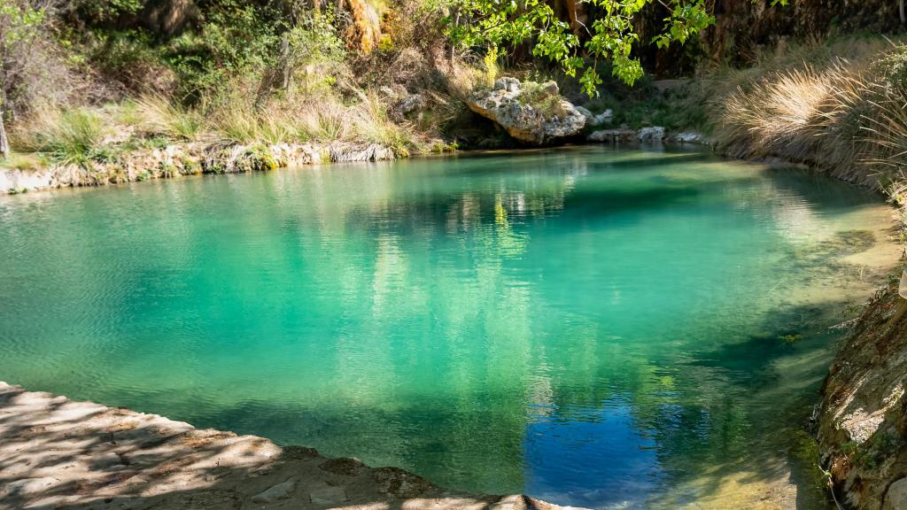 Aguallueve en Anento, Zaragoza.