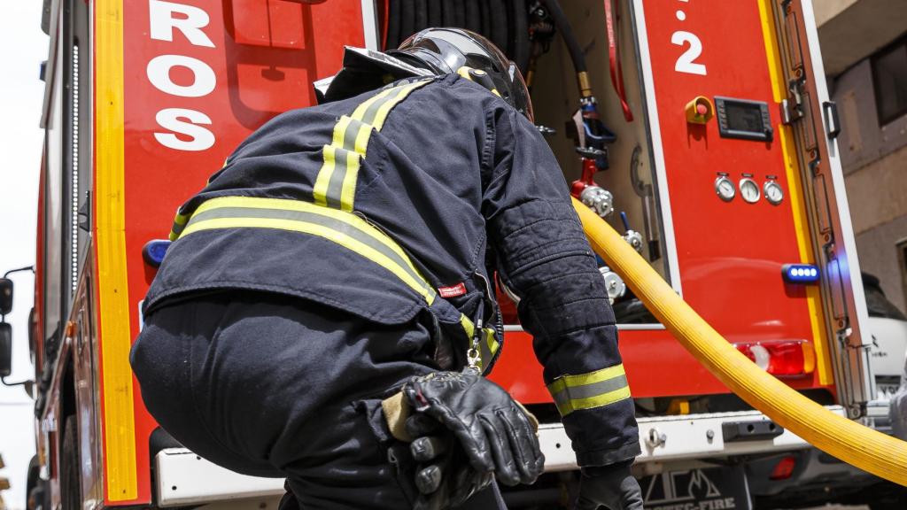 Imagen de un vehículo de los Bomberos de Segovia